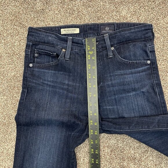 AG Women's The Farrah Skinny Jeans Size 25 R Blue 31" Inseam Made in USA EUC - Picture 5 of 16